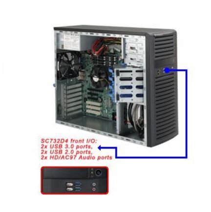 Supermicro Chassis SuperChassis Tower CSE-732I-R600B