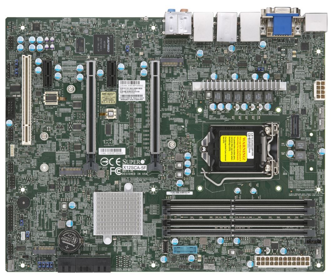 Supermicro Mainboard X12SCA-5F ATX Sockel 1200 Single