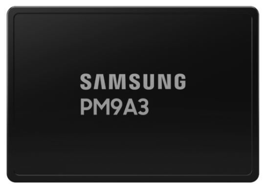Samsung PM9A3 MZQL27T6HBLA 7680 GB 1,3 DWPD 2,5" 63,5mm U.2 PCIe 4.0 x4 (NVMe) SSD 256bit AES