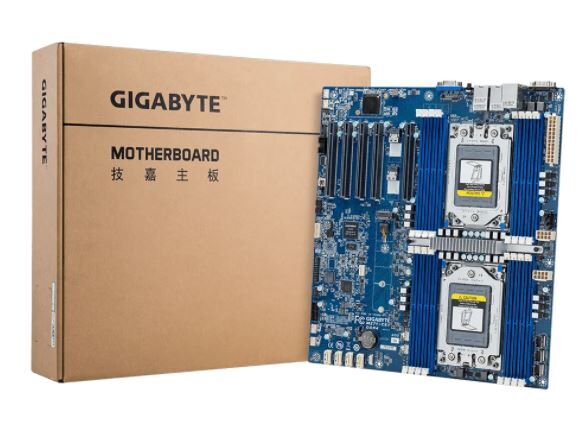 Gigabyte Mainboard MZ71-CE1 E-ATX Dual Sockel SP3 Bulk neu und unverpackt