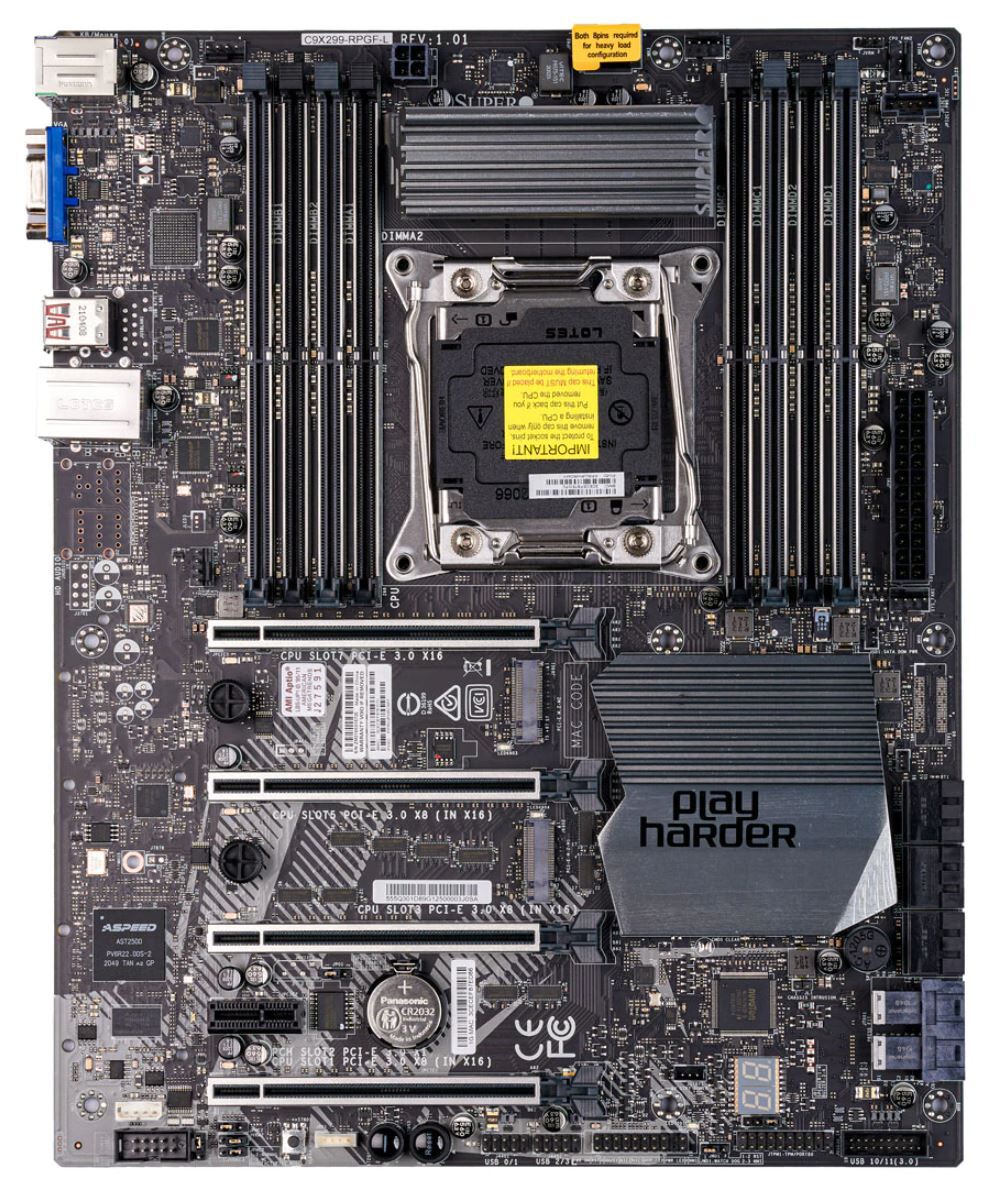 Supermicro Mainboard C9X299-RPGF-L ATX Sockel 2066 Bulk