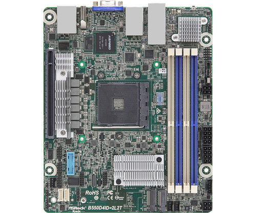 ASRock Mainboard B550D4ID-2L2T mini-ITX Sockel AM4 Single