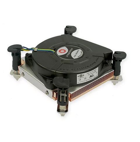 Dynatron K2 Top-Blower CPU-Kühler 1U for Socket 1150, 1151, 1155, 1156, 1200 aktiv
