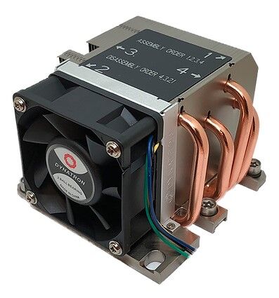 Dynatron B13 Tower CPU-Kühler 2U for Socket 3647 Square ILM aktiv