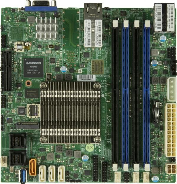 Supermicro Mainboard A2SDi-H-TF mini-ITX Atom C3758 (8C/8T) 2.2 GHz Bulk