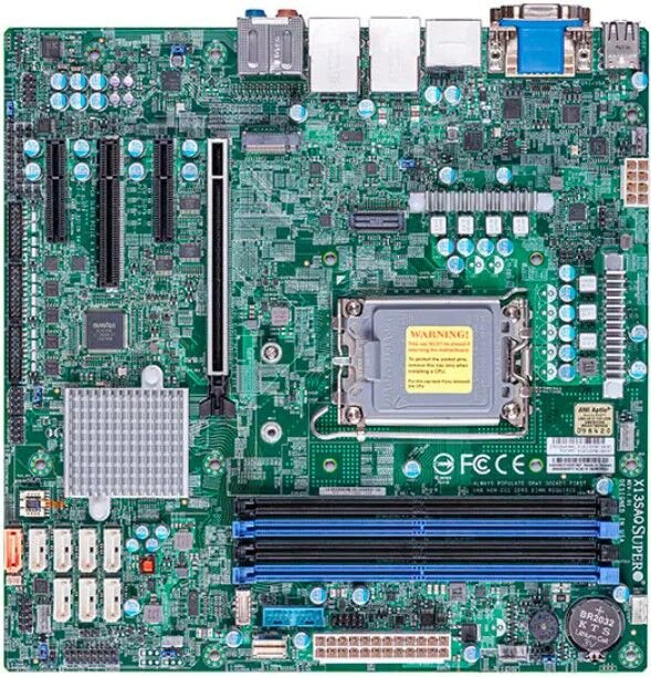 Supermicro Mainboard X13SAQ micro-ATX Sockel 1700 DDR5-only Single