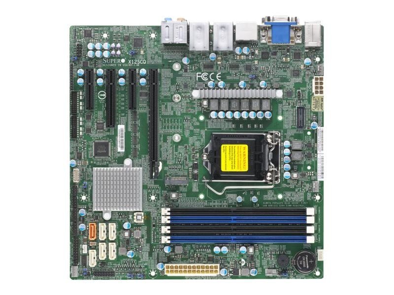 Supermicro Mainboard X12SCQ micro-ATX Sockel 1200 Bulk