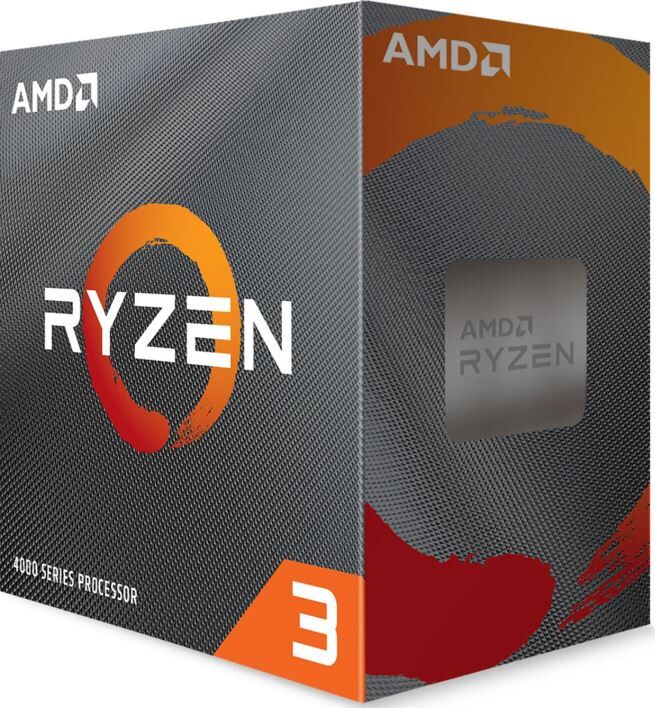 AMD CPU Ryzen 3 4100 (4C/8T) 3.8 GHz (4.0 GHz Turbo) Box Sockel AM4 TDP 65W