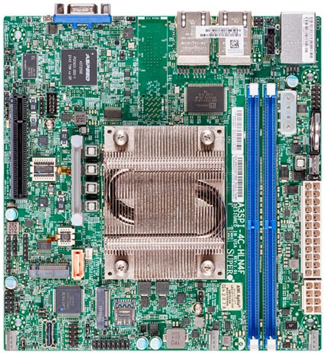 Supermicro Mainboard A3SPI-8C-HLN4F mini-ITX Atom C5325 (8C/8T) 2.4 GHz Single