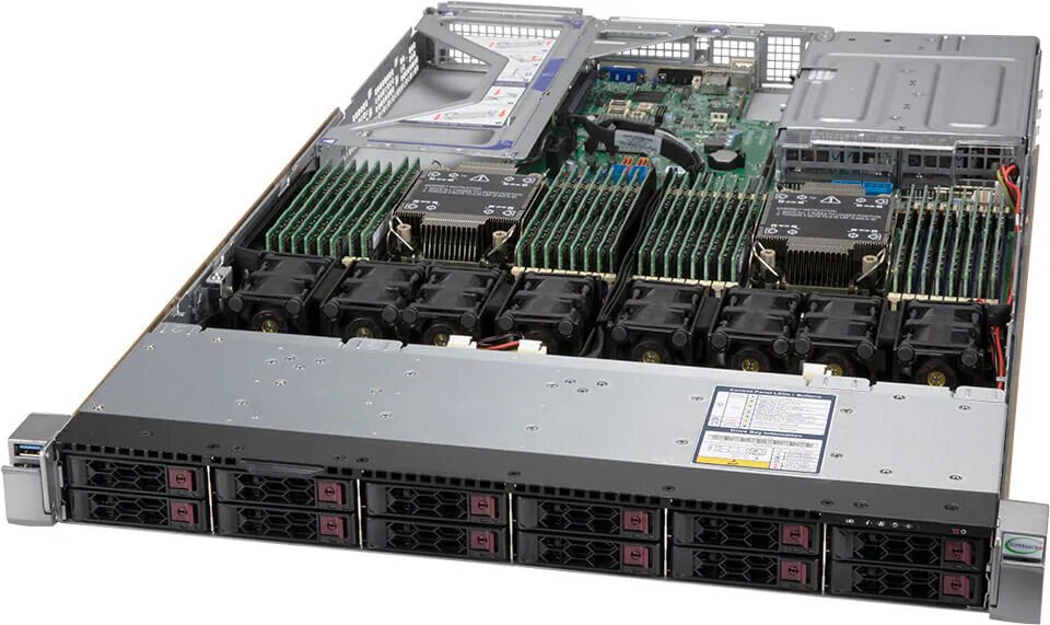 Supermicro Barebone Ultra SuperServer 1U Dual Sockel 4189 SYS-120U-TNR