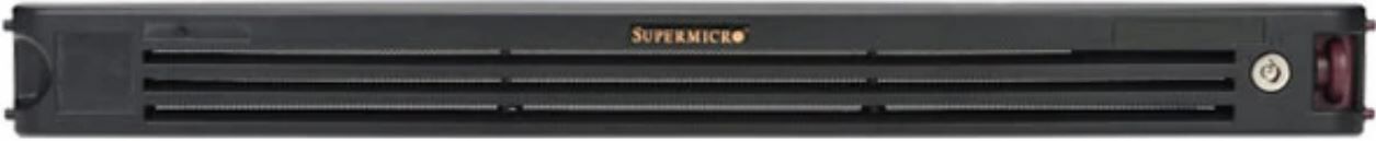 Supermicro Systemschrankblende Vorderseite 1U schwarz