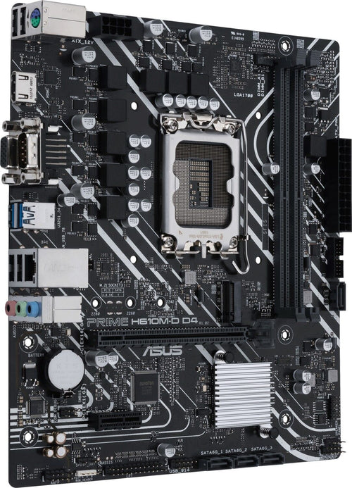 ASUS Mainboard PRIME H610M-D D4 micro-ATX Sockel 1700 DDR4-only Retail