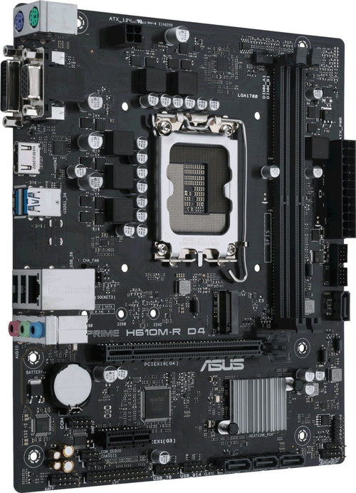 ASUS Mainboard PRIME H610M-R D4-SI micro-ATX Sockel 1700 DDR4-only Retail