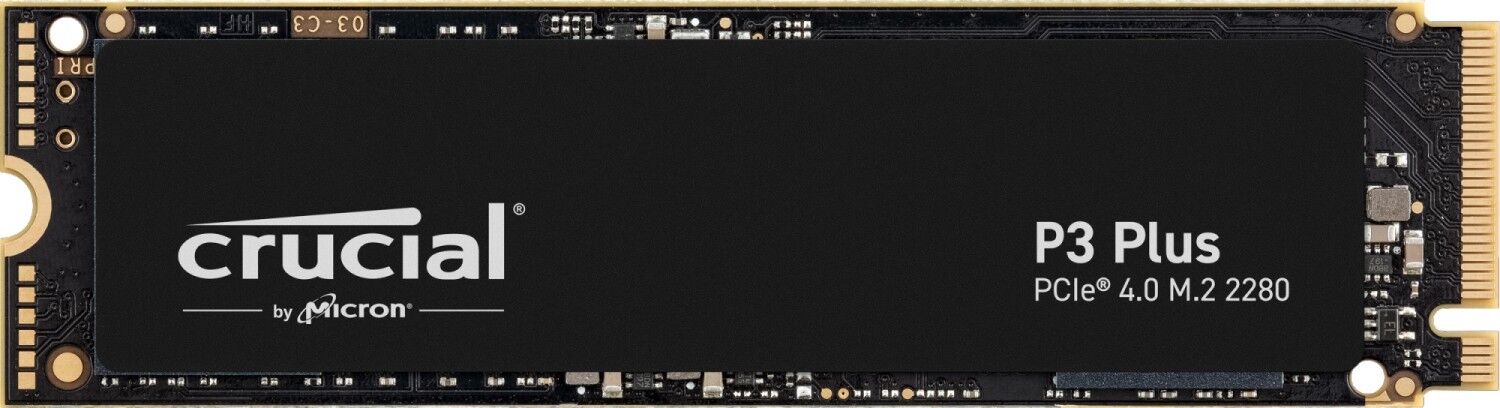 Micron Crucial P3 Plus CT4000P3PSSD8 4000 GB 0,11 DWPD M.2 2280 PCIe 4.0 x4 (NVMe) SSD