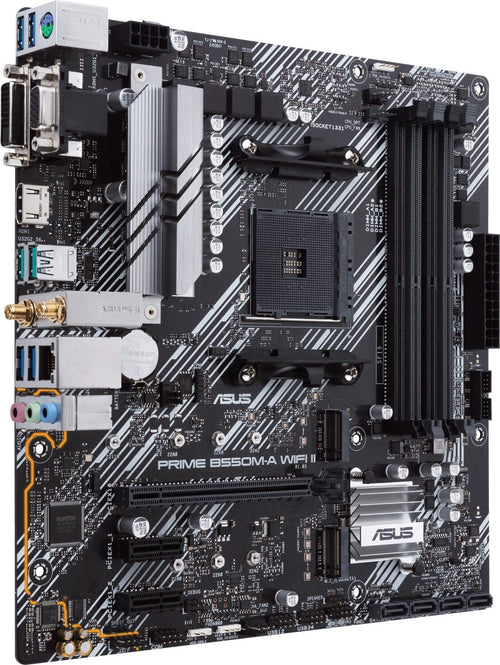ASUS Mainboard PRIME B550M-A WIFI II micro-ATX Sockel AM4 Retail