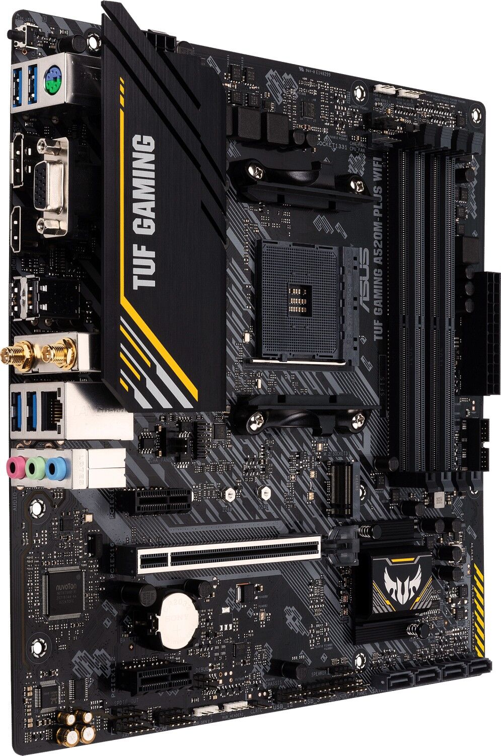 ASUS Mainboard TUF GAMING A520M-PLUS WIFI micro-ATX Sockel AM4 Retail