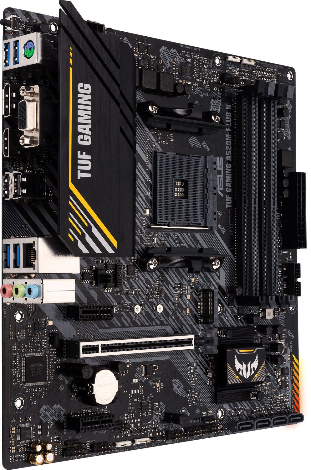 ASUS Mainboard TUF GAMING A520M-PLUS II micro-ATX Sockel AM4 Retail