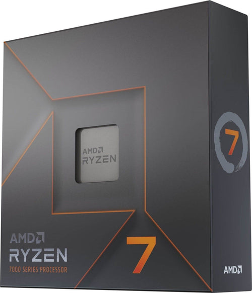 AMD CPU Ryzen 7 7700X (8C/16T) 4.5 GHz (5.4 GHz Turbo) Box without Kühler Socket AM5 TDP 105W