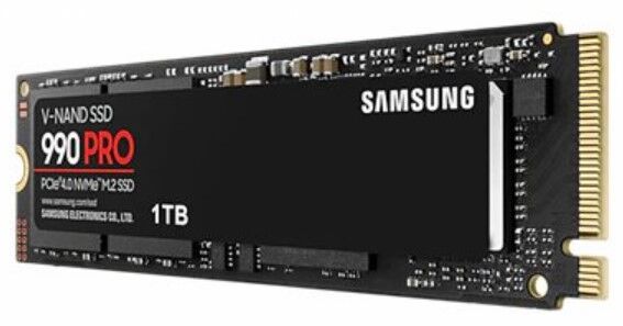 Samsung 990 Pro MZ-V9P1T0BW 1000 GB 0,33 DWPD M.2 2280 PCIe 4.0 x4 (NVMe) SSD 256bit AES