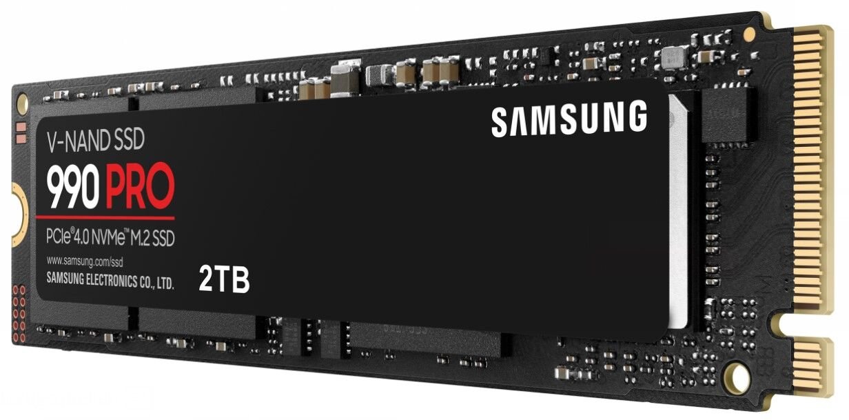 Samsung 990 Pro MZ-V9P2T0BW 2000 GB 0,33 DWPD M.2 2280 PCIe 4.0 x4 (NVMe) SSD 256bit AES