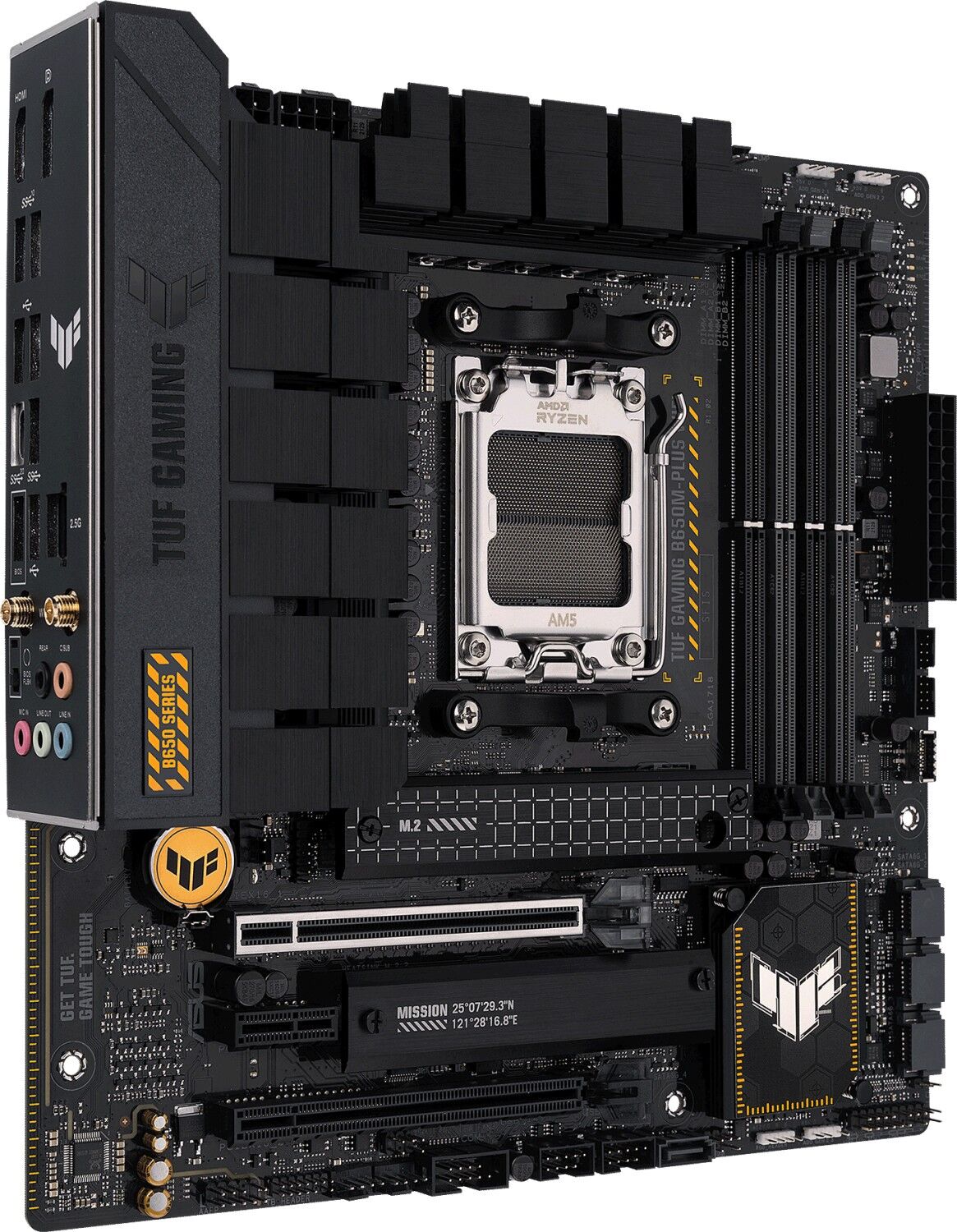 ASUS Mainboard TUF GAMING B650M-PLUS WIFI micro-ATX Sockel AM5