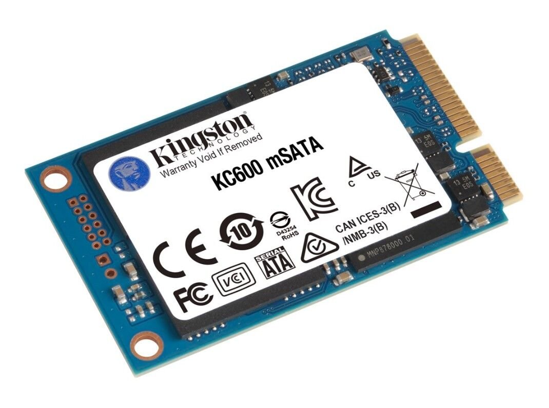 Kingston KC600 SKC600MS/256G 256 GB 0,32 DWPD MO-300 mSATA-3 SSD 256bit AES