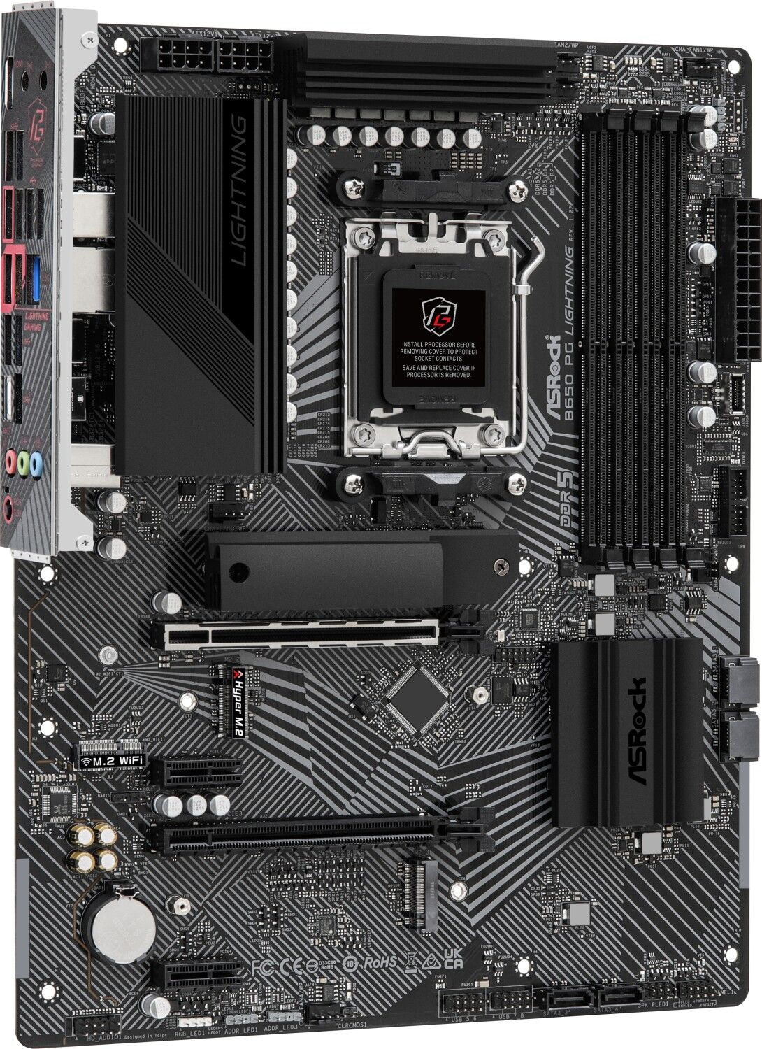 ASRock Mainboard B650 PG Lightning/D4 ATX Sockel AM5 Retail