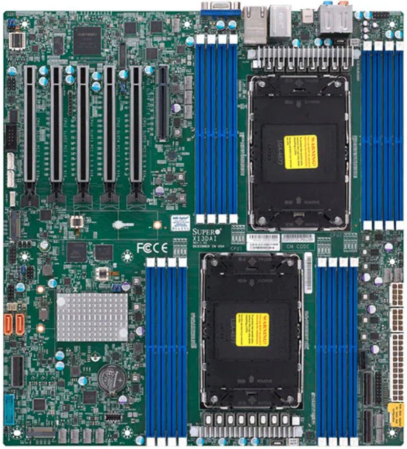 Supermicro Mainboard X13DAI-T E-ATX Dual Sockel 4677 Single