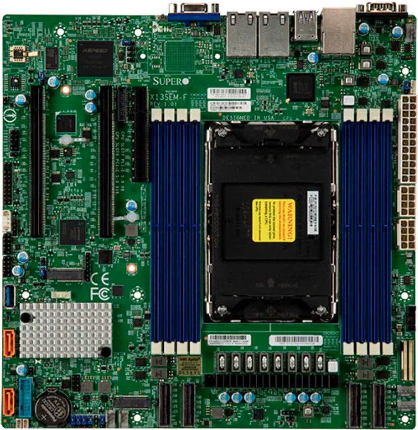Supermicro Mainboard X13SEM-F micro-ATX Sockel 4677 Single