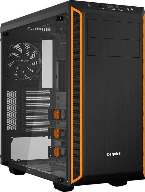 Be Quiet! Pure Base 600 Window Tower ohne Netzteil mit Fenster schwarz/orange BGW20