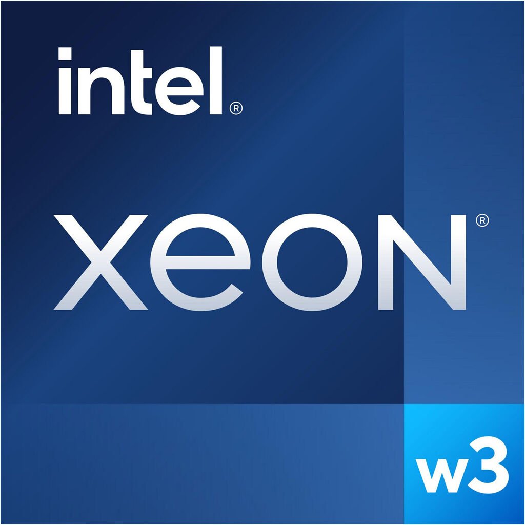 Intel CPU Xeon w3-2423 (6C/12T // 6P+0E) 2.1 GHz (4.2 GHz Turbo) Tray Sockel 4677 E1B TDP 120W