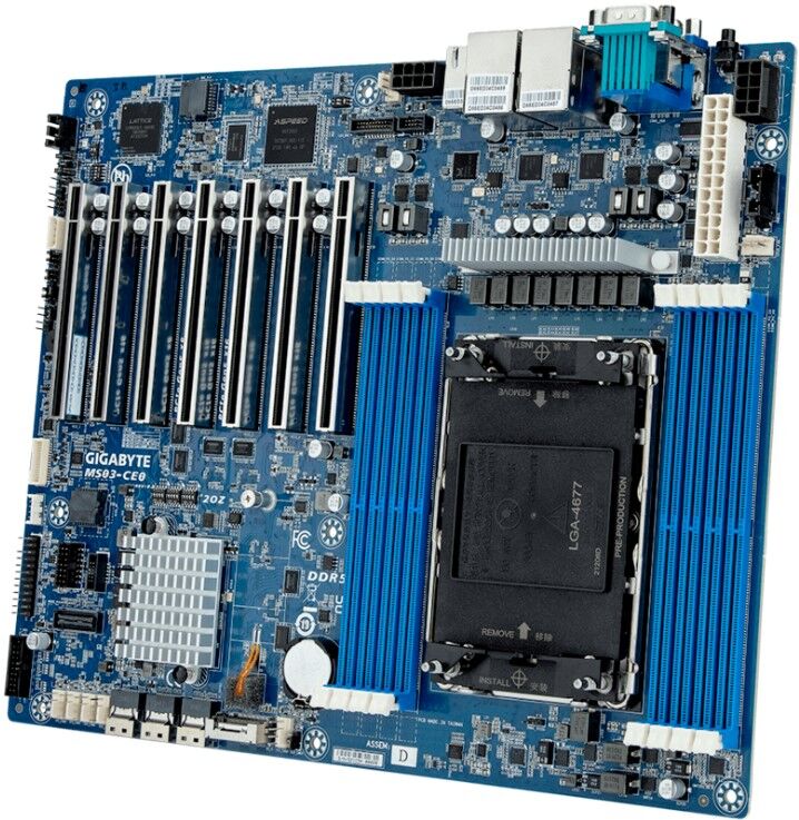 Gigabyte Mainboard MS03-CE0 (Rev. 1.x) ATX Sockel 4677 Bulk