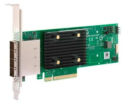 Lenovo ThinkSystem 440-16e SAS/SATA PCIe Gen4 12Gb HBA 16-Port extern