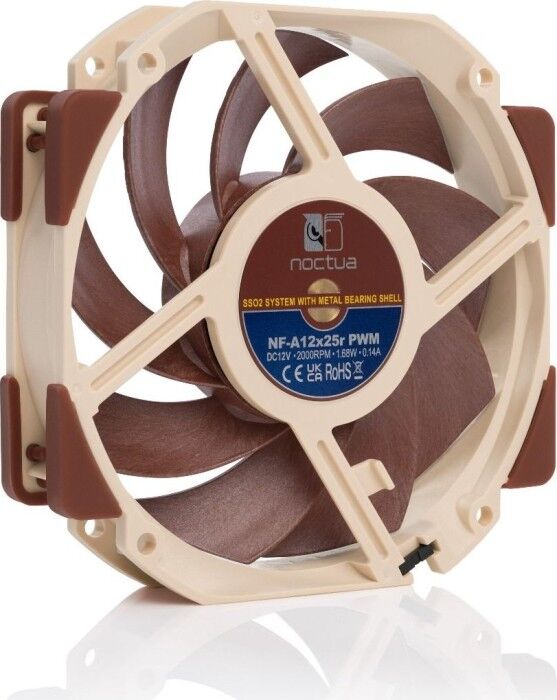 Noctua NF-F12 PWM ch.bk.s Chassislüfter 120 mm