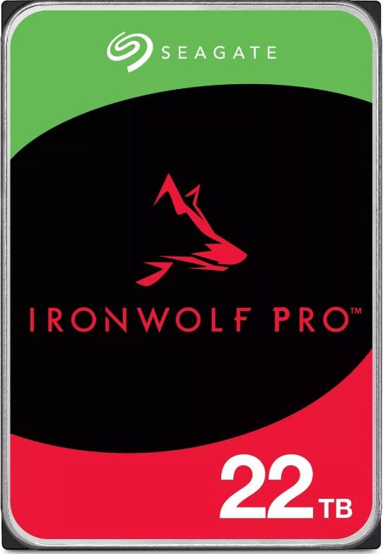Seagate IronWolf Pro NAS +Rescue ST22000NT001 22000 GB 3,5" 88,9mm 7200rpm SATA-3 24/7 512e
