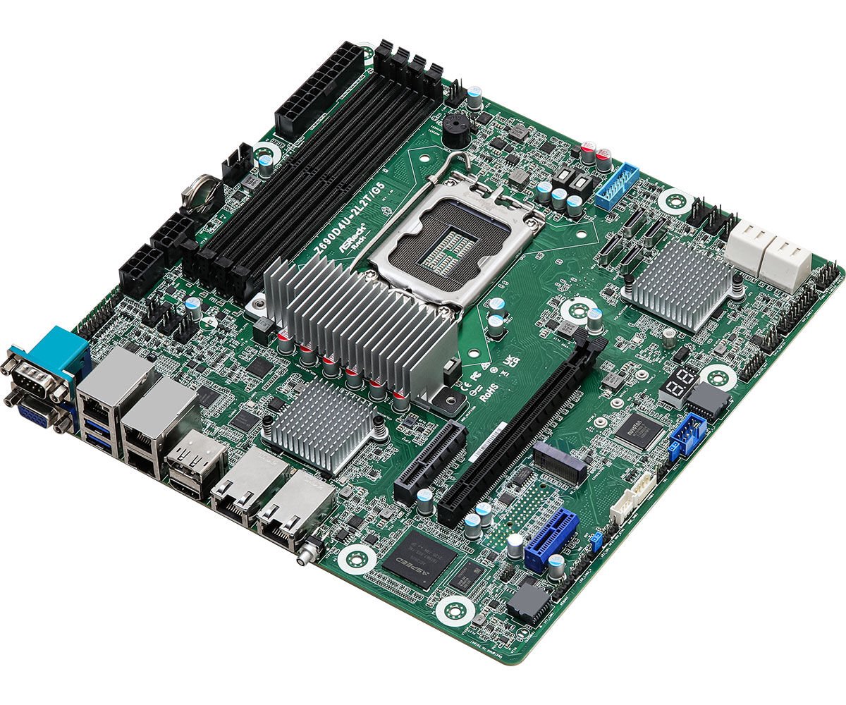 ASRock Mainboard Z690D4U-2L2T/G5 micro-ATX Sockel 1700 DDR5-only Single