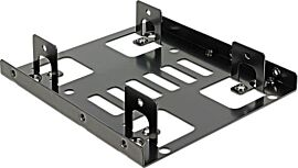 Delock Laufwerksschachtadapter 3.5" (89mm) for 2x 2.5" (64mm) SATA HDD 18210