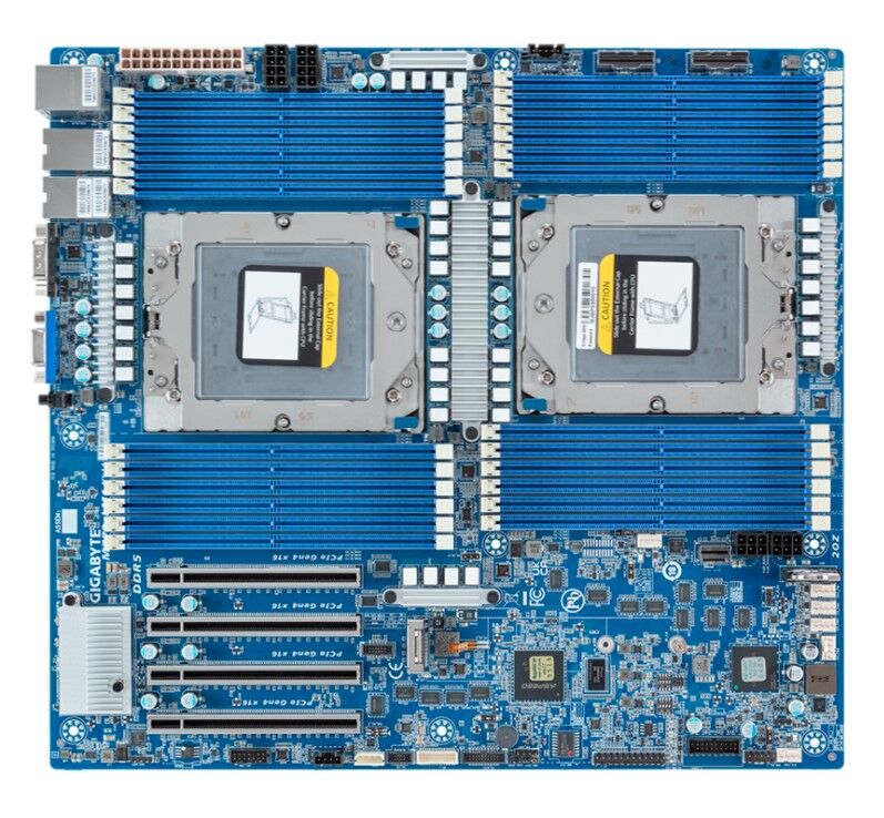 Gigabyte Mainboard MZ73-LM1 (Rev. 1.x) AMD EPYC E-ATX Dual Sockel SP5 Bulk