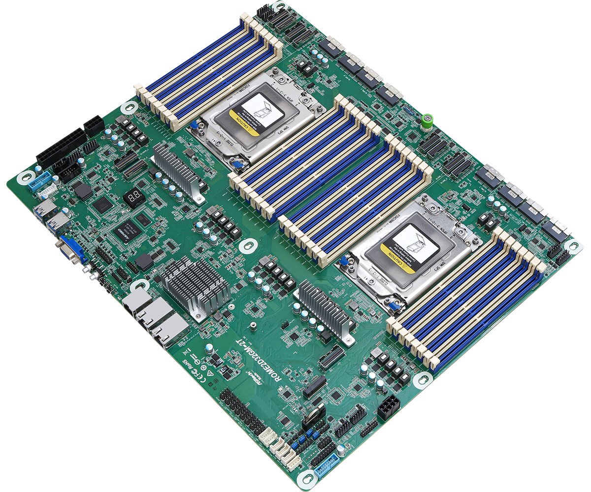 ASRock Mainboard ROME2D32GM-2T Proprietary Dual Sockel SP3 Bulk