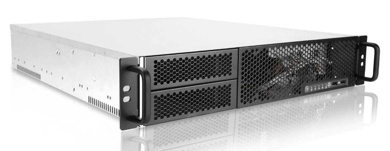 InWin Chassis 2U Server kurze Tiefe IW-R200-02N/F8x2