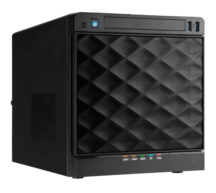InWin Chassis Mini Server Tower 4-Bay IW-MS04 with 12G Backplane / 265W single PSU