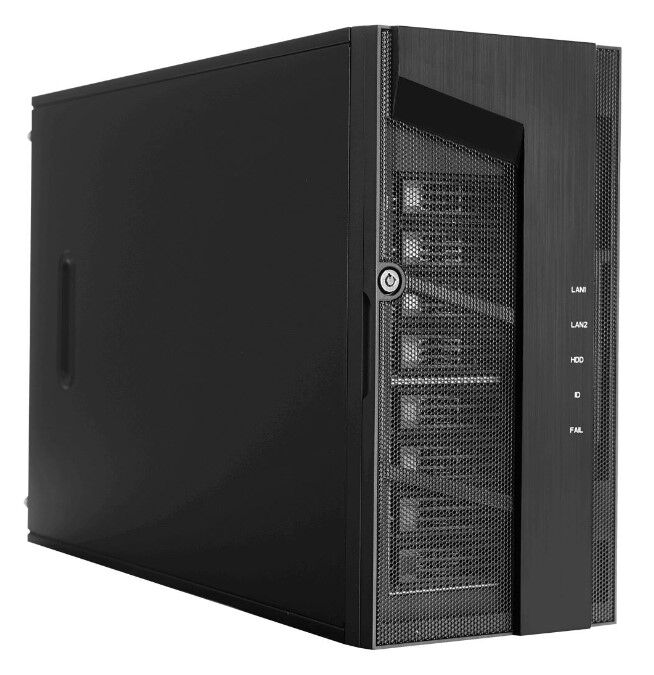 InWin Chassis Mini Server Tower 8-Bay IW-MS08 with 12G Backplane