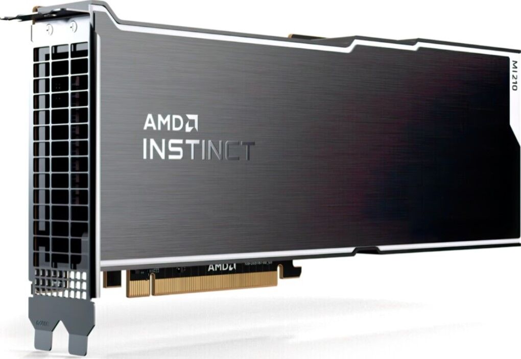 AMD RADEON Instinct MI210 FH 64GB HBM2e PCIe 4.0 x16 Server Accelerator Card 100-300000008H