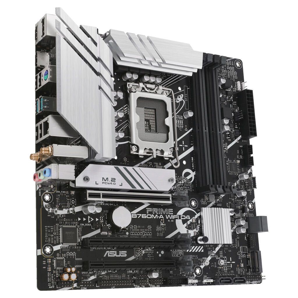 ASUS Mainboard Prime B760M-A WIFI D4 micro-ATX Sockel 1700 DDR4-only Retail