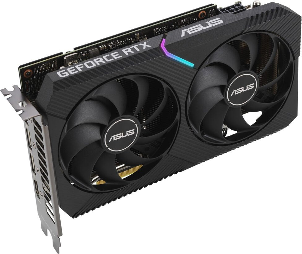 ASUS GeForce RTX 3060 OC V2 DUAL 12GB GDDR6 PCIe 4.0x16 90YV0GB2-M0NA10
