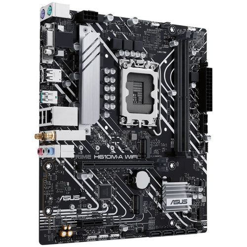 ASUS Mainboard PRIME H610M-A WIFI micro-ATX Sockel 1700 DDR5-only Retail