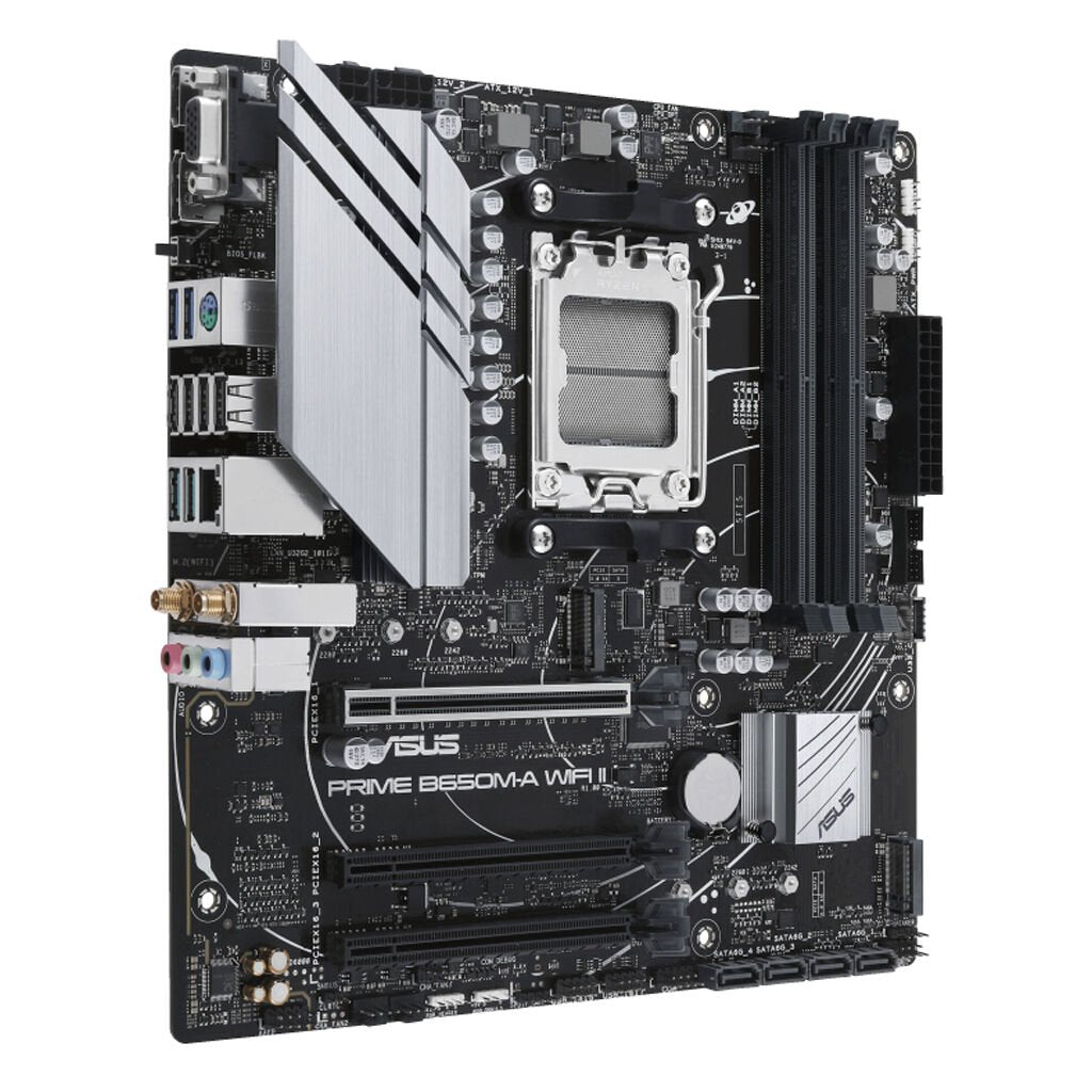 ASUS Mainboard PRIME B650M-A WIFI II micro-ATX Sockel AM5 Retail