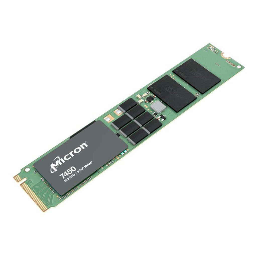 Micron 7450 PRO Read Intensive MTFDKBG3T8TFR-1BC1ZABYYR 3840 GB 1,04 DWPD M.2 22110 PCIe 4.0 x4 (NVMe) SSD 256bit AES Retailware