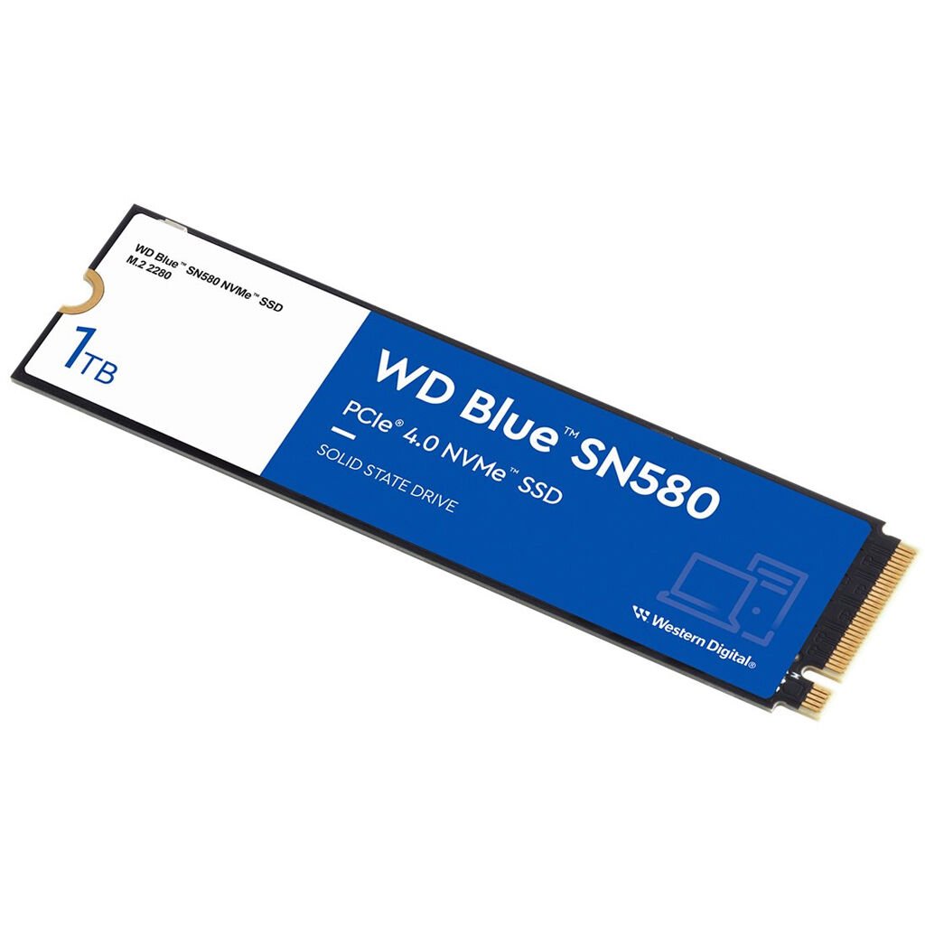 Western Digital Blue SN580 WDS100T3B0E 1000 GB 0,33 DWDP M.2 2280 PCIe 4.0 x4 (NVMe) SSD