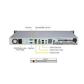 Supermicro Barebone UP SuperServer 1U Single Sockel 1700 SYS-511R-ML